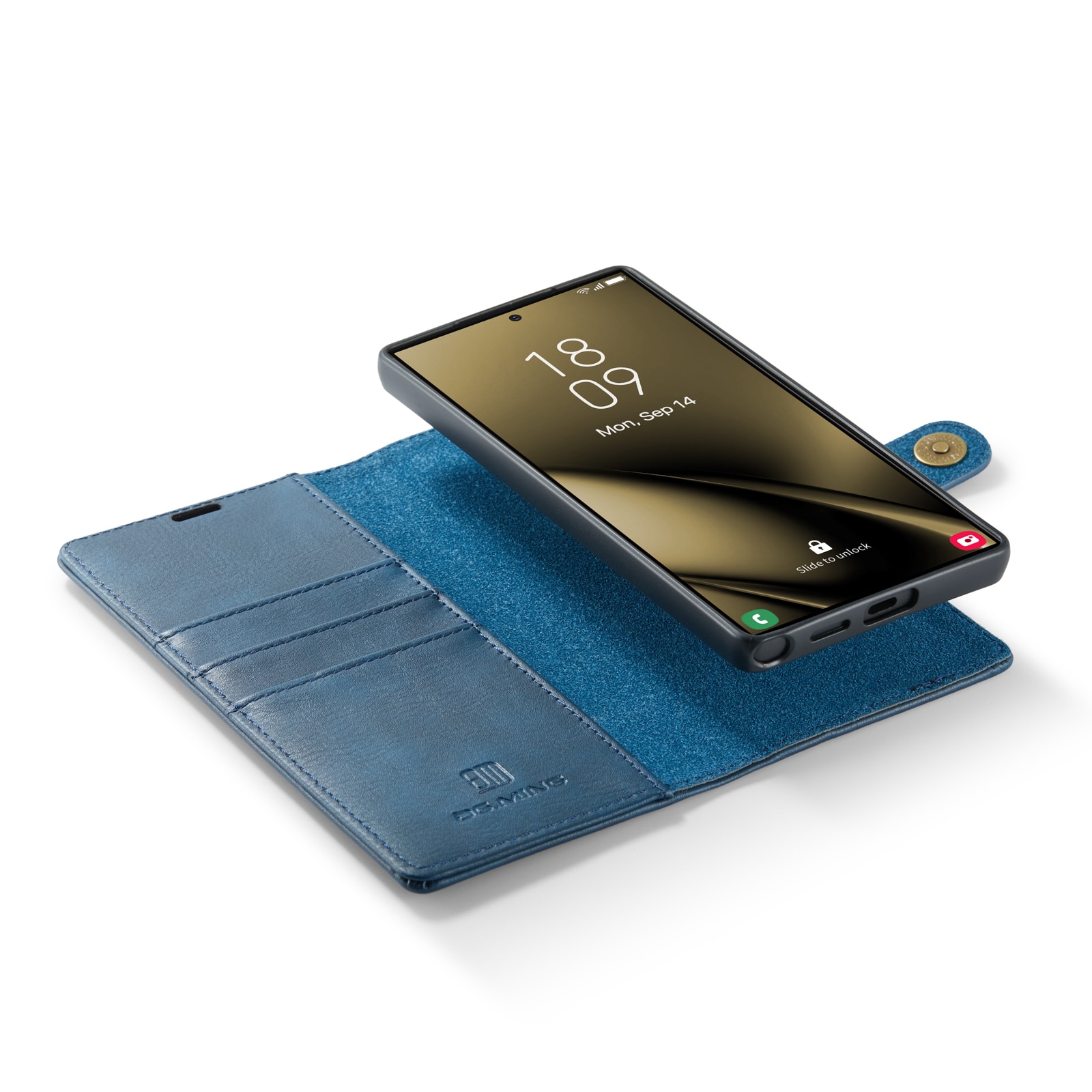 Étui portefeuille Magnet Wallet Samsung Galaxy S25 Ultra, Blue
