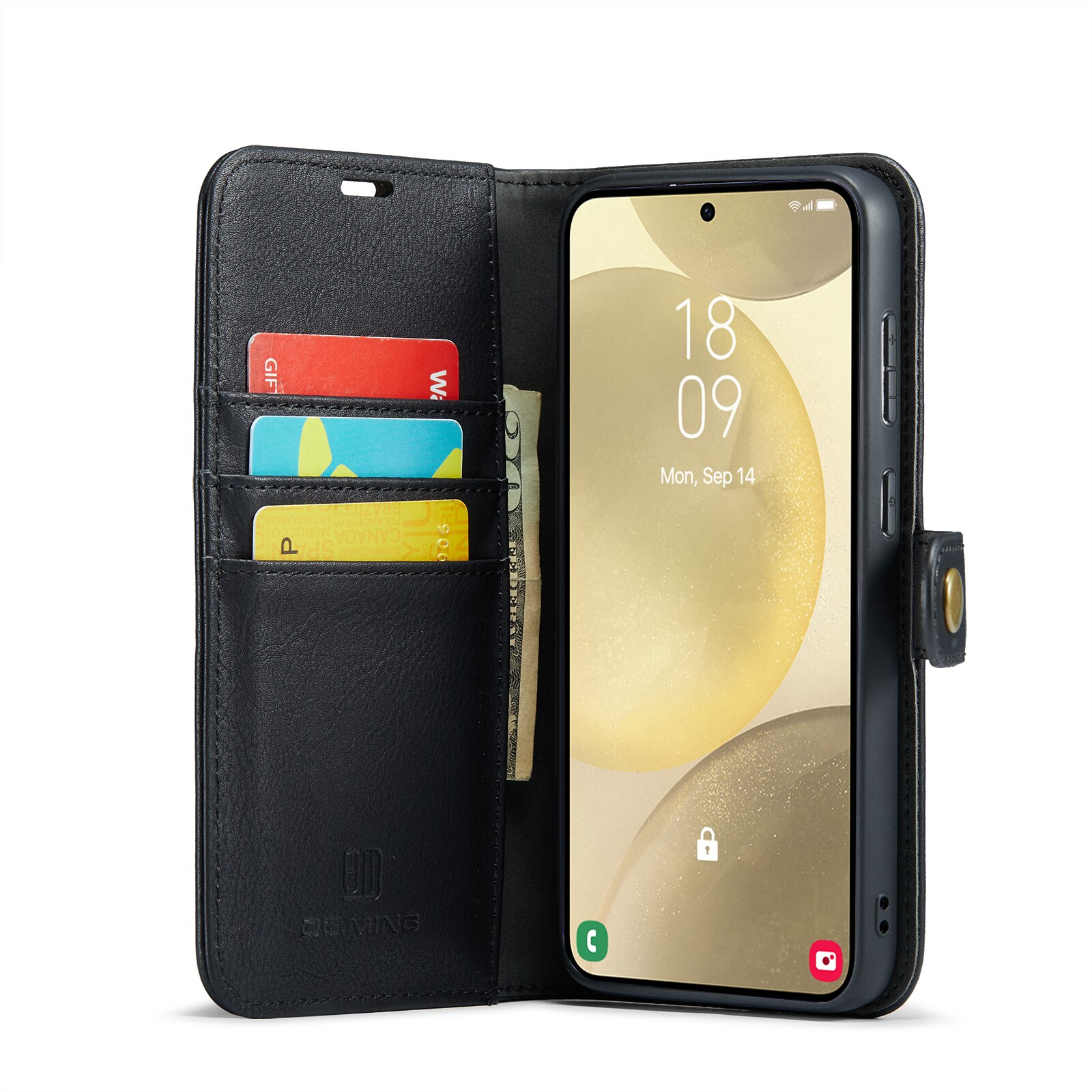 Étui portefeuille Magnet Wallet Samsung Galaxy S25, Black