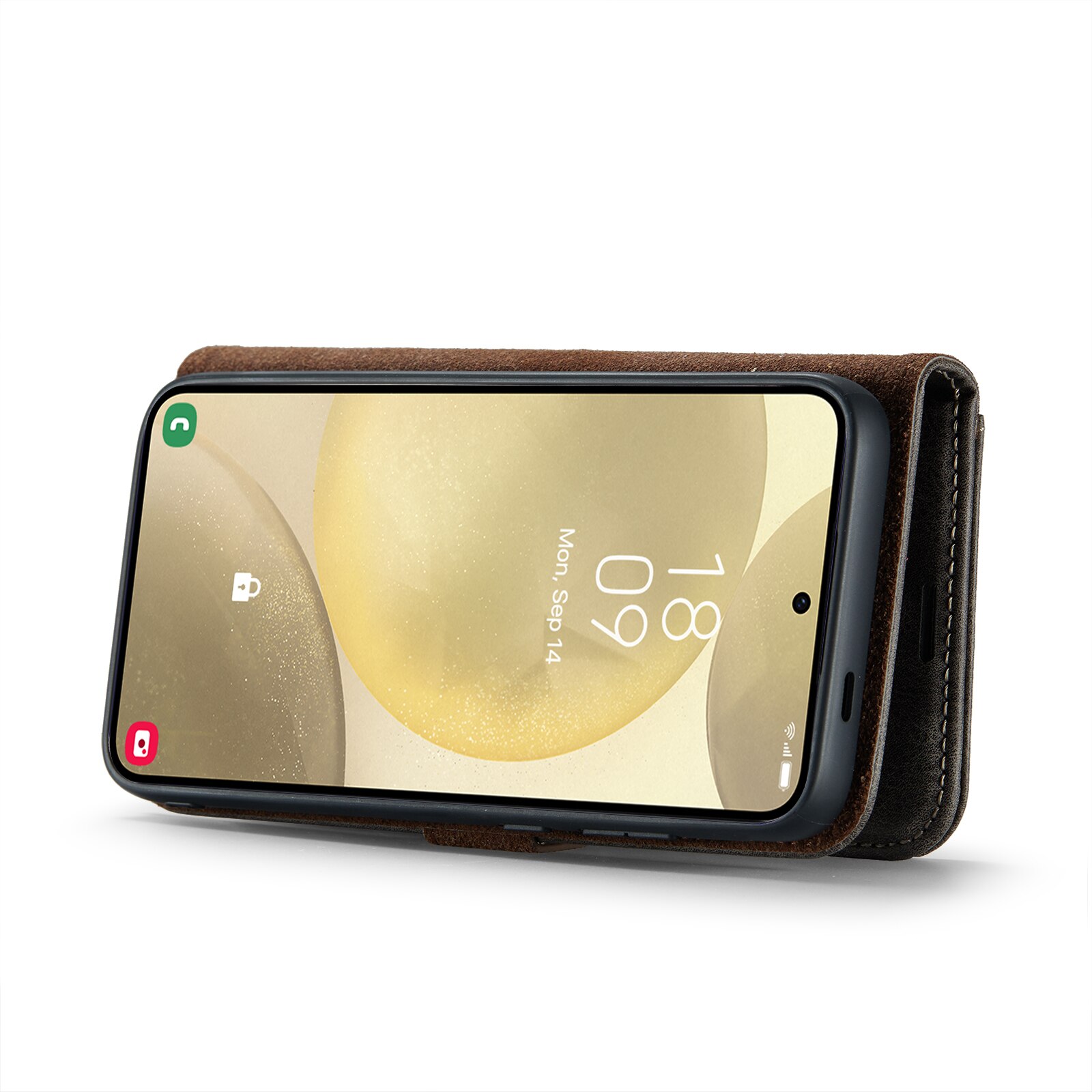 Étui portefeuille Magnet Wallet Samsung Galaxy S25, Brown