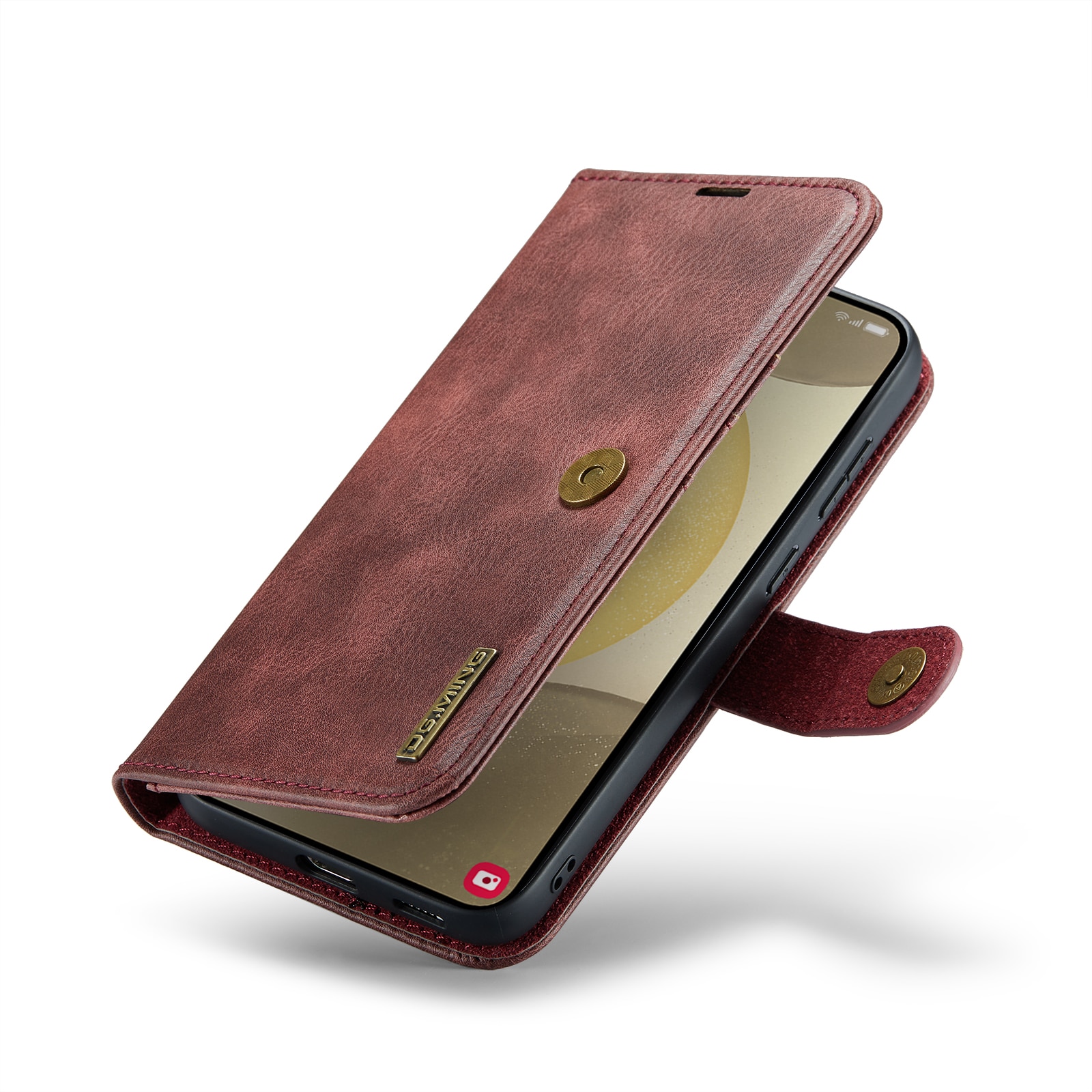 Étui portefeuille Magnet Wallet Samsung Galaxy S25, Red