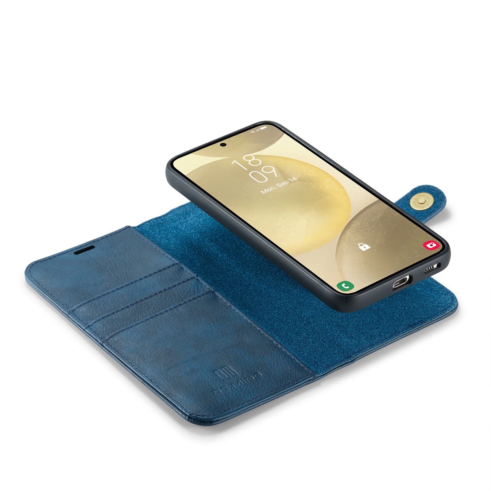 Étui portefeuille Magnet Wallet Samsung Galaxy S25 Plus, Blue