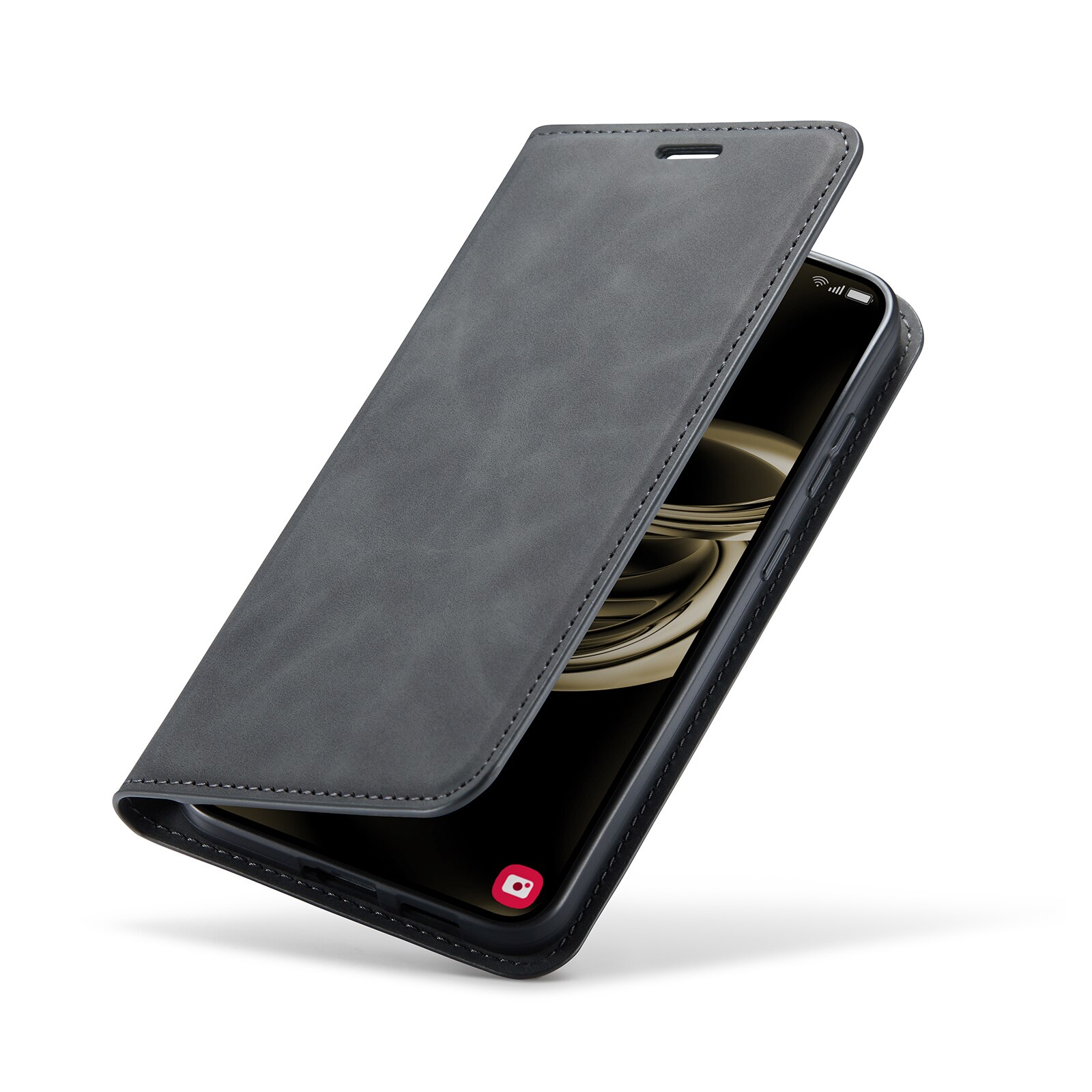 Coque portefeuille mince Samsung Galaxy S25, Noir
