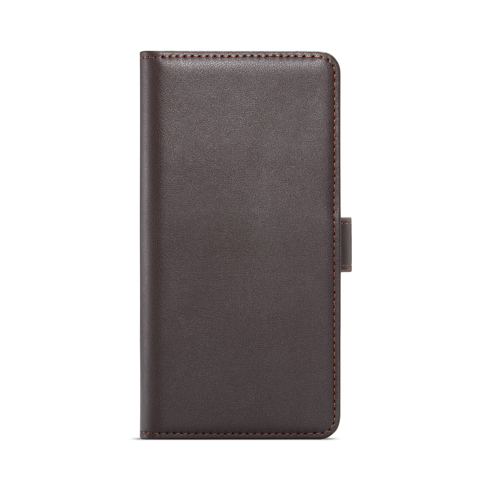 Étui en cuir veritable Samsung Galaxy S25, Marron