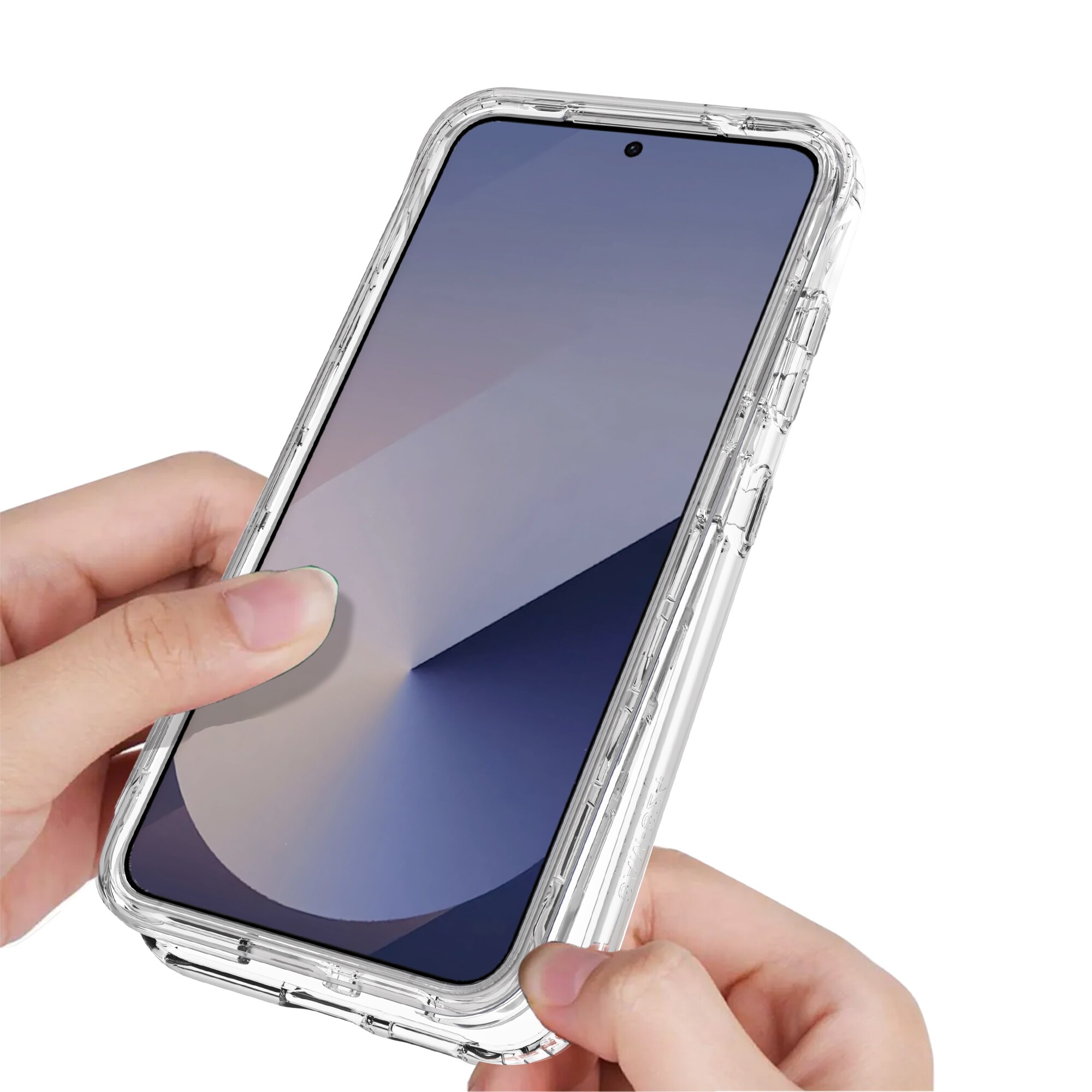 Coque de couverture complète Samsung Galaxy S25, Transparent