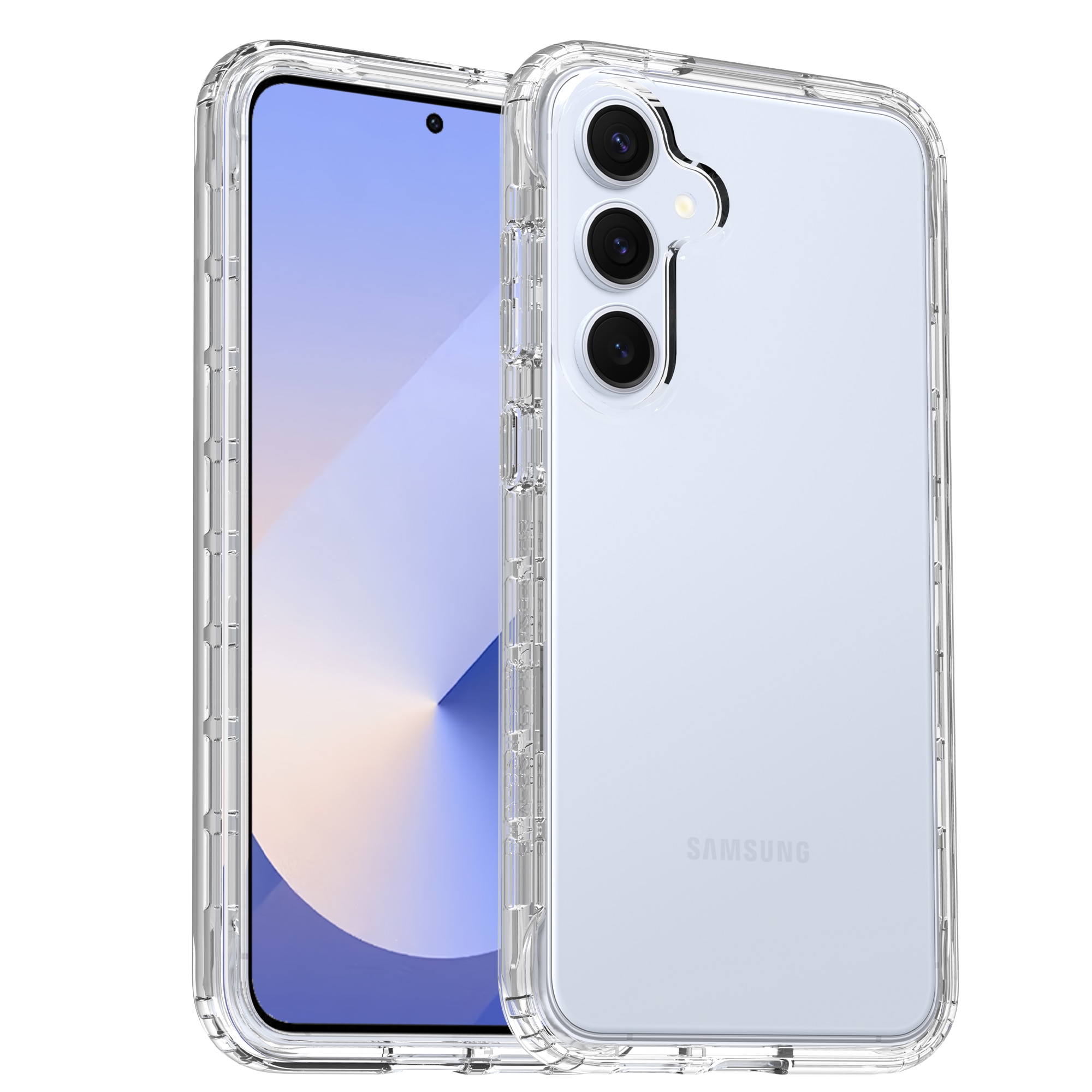 Coque de couverture complète Samsung Galaxy S25 Plus, Transparent