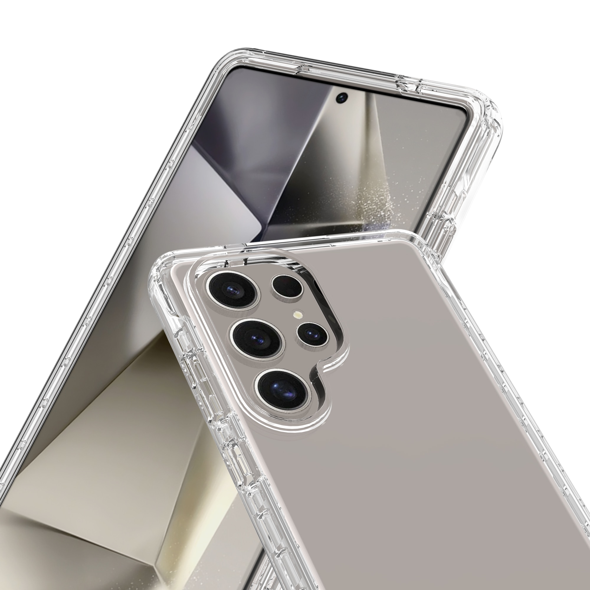 Coque de couverture complète Samsung Galaxy S25 Ultra, Transparent