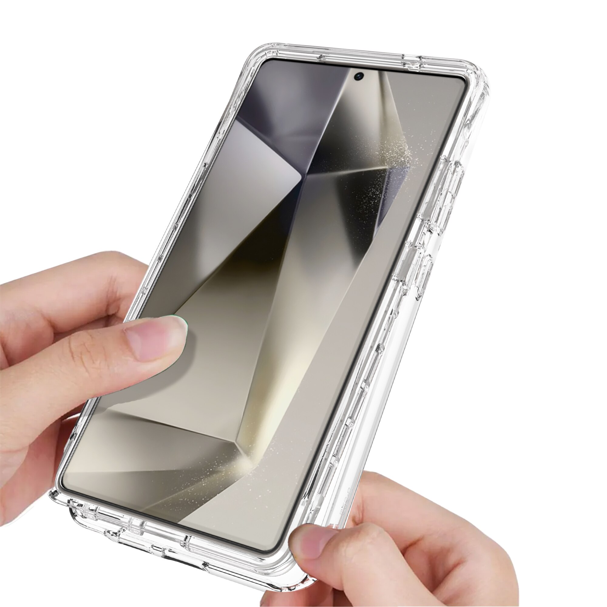 Coque de couverture complète Samsung Galaxy S25 Ultra, Transparent
