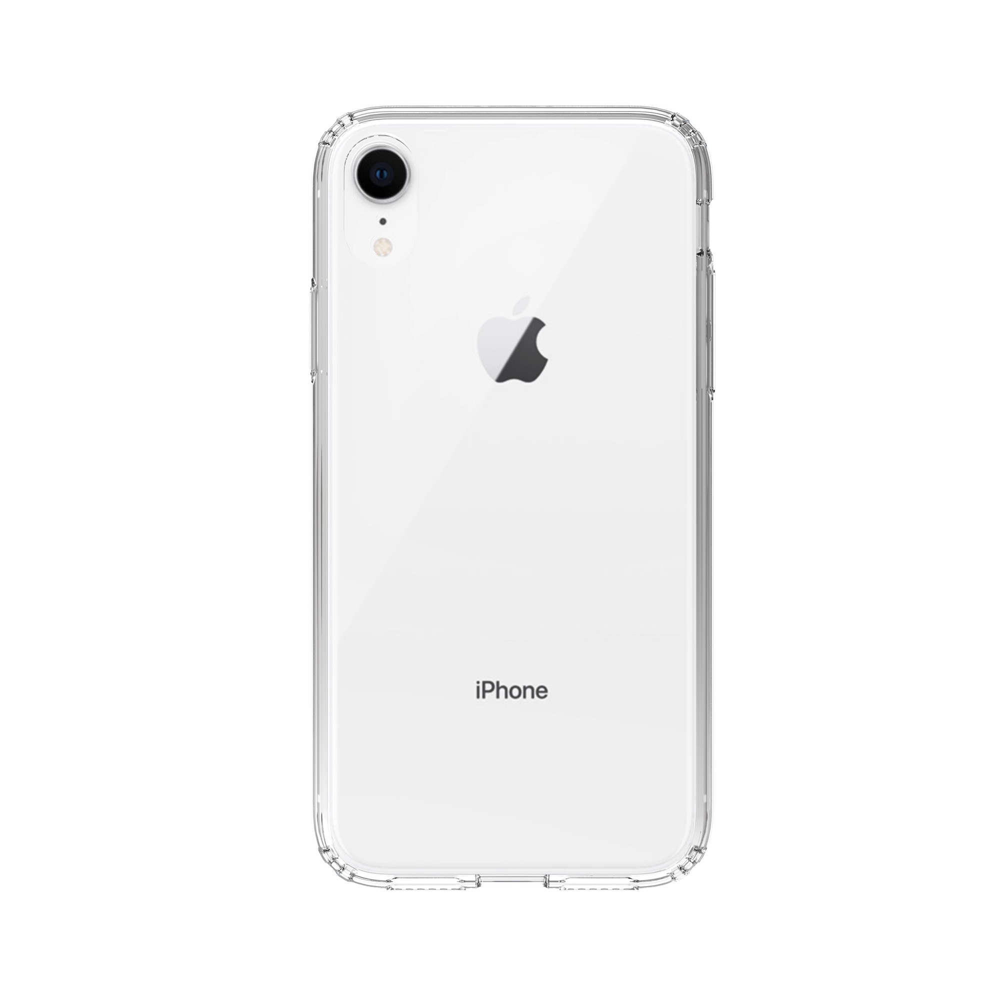Coque hybride pour iPhone Xr, Transparent