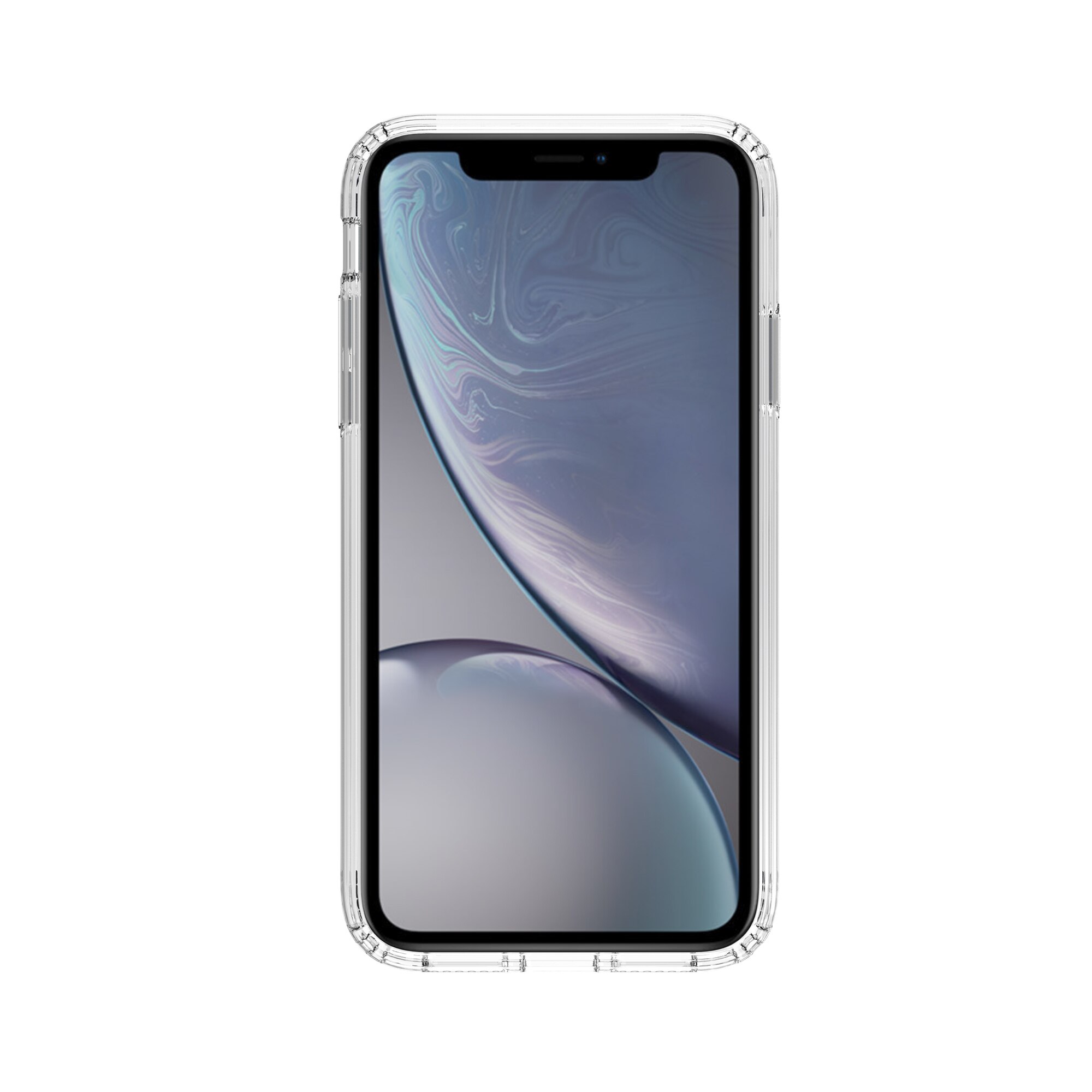 Coque hybride pour iPhone Xr, Transparent
