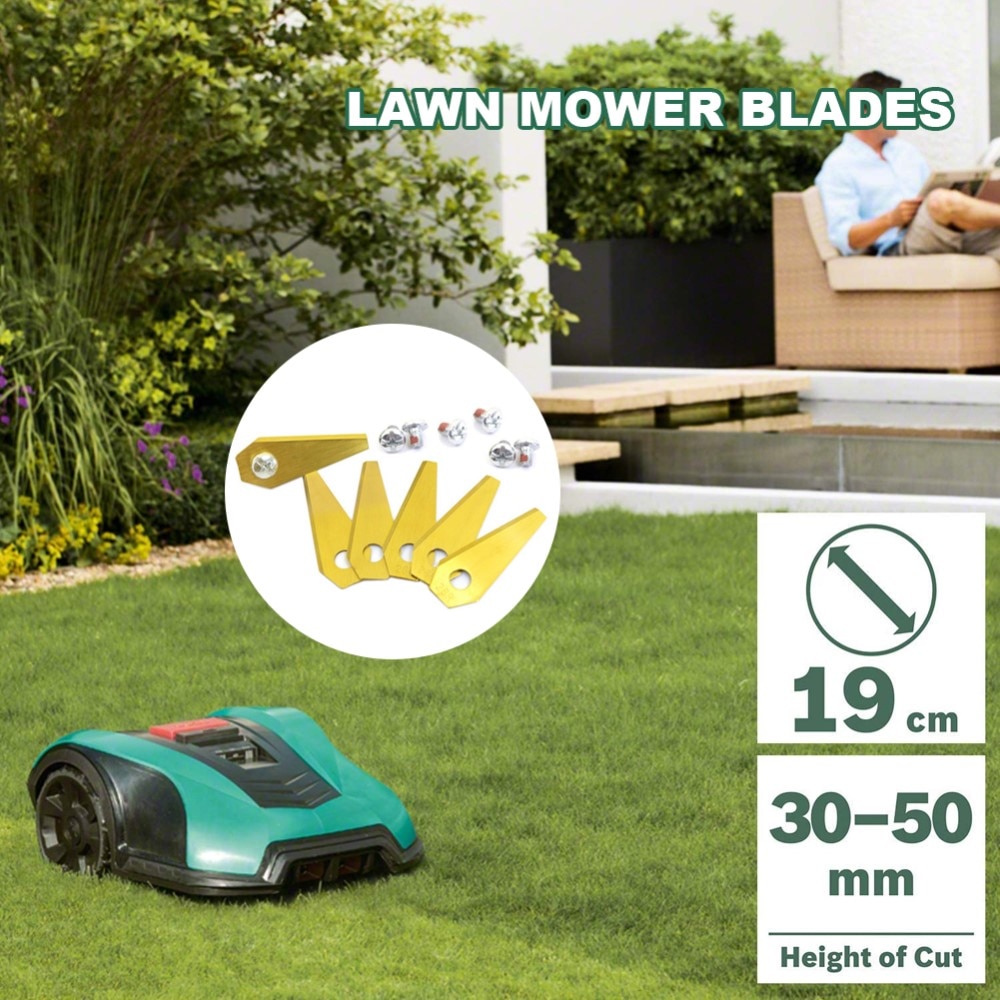 9 pièces Lames pour robot tondeuse Bosch Indego S 700