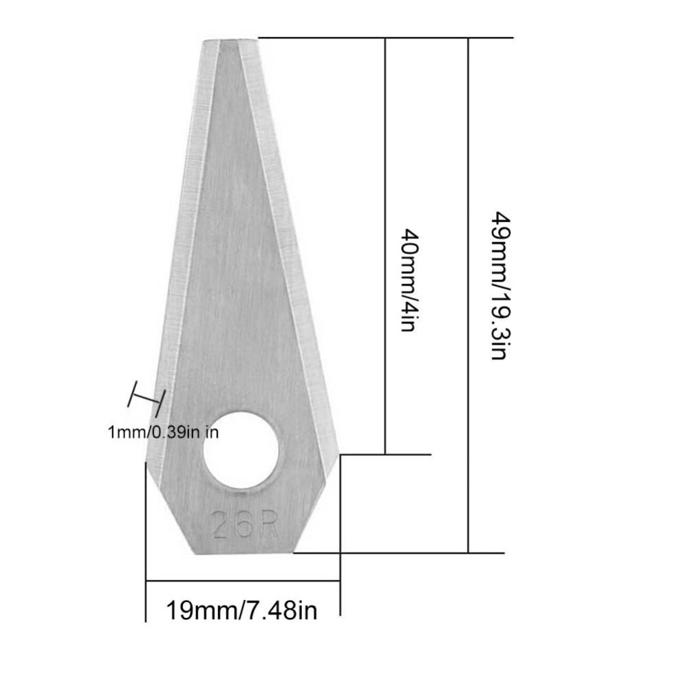 Lames pour robot tondeuse Bosch Indego S+ 500 (9 pièces)