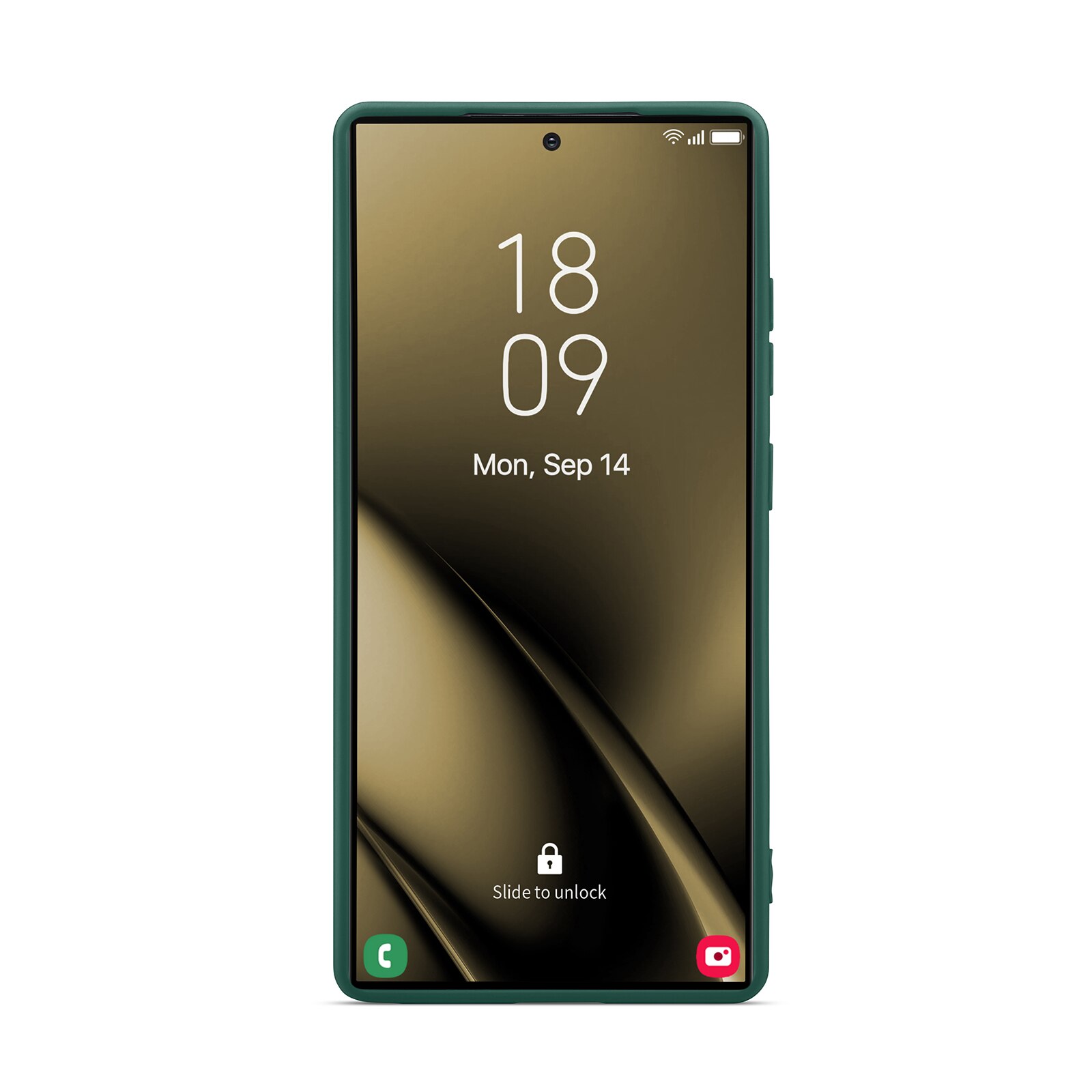 Coque TPU Samsung Galaxy S25 Ultra, Vert foncé