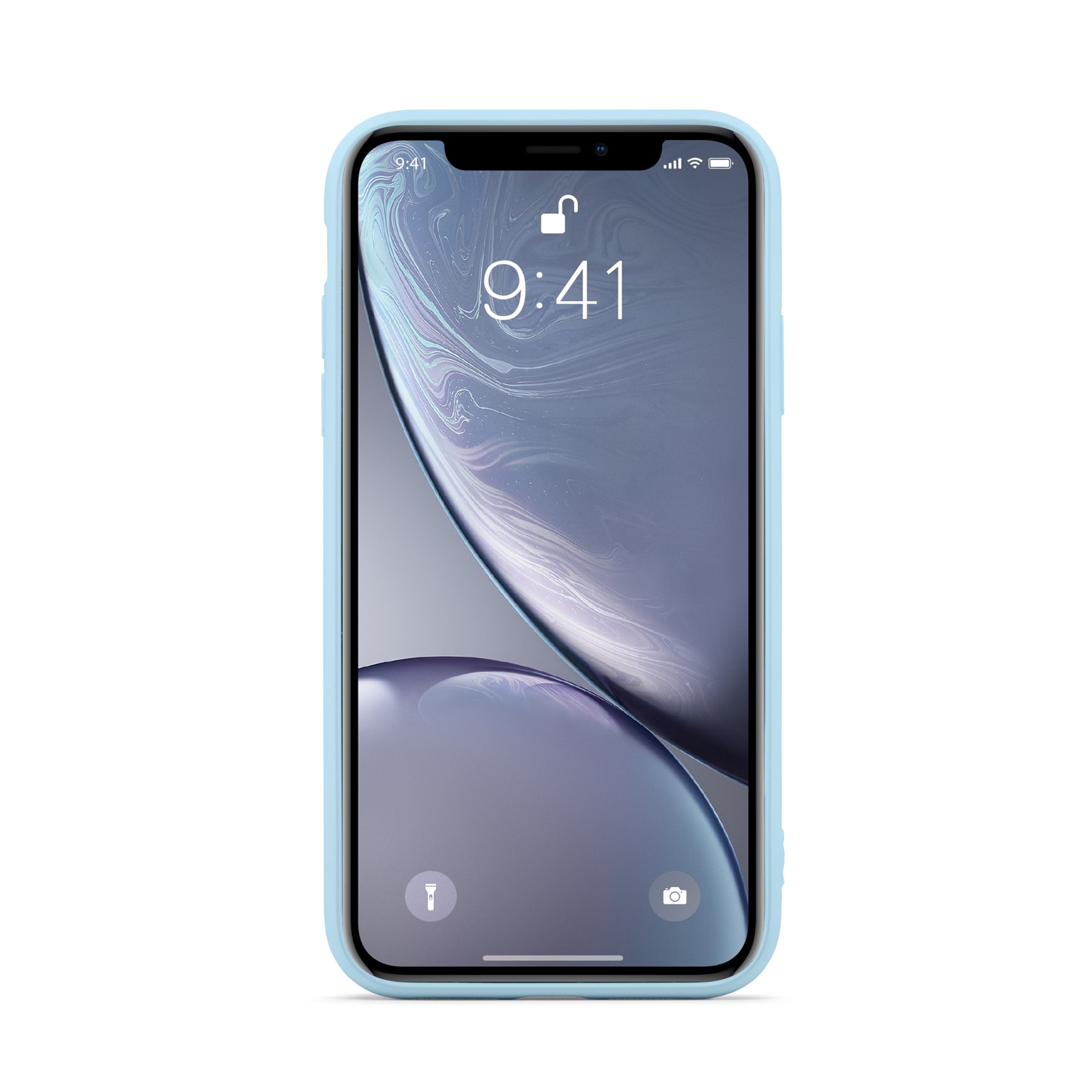 Coque TPU iPhone Xr, Bleu
