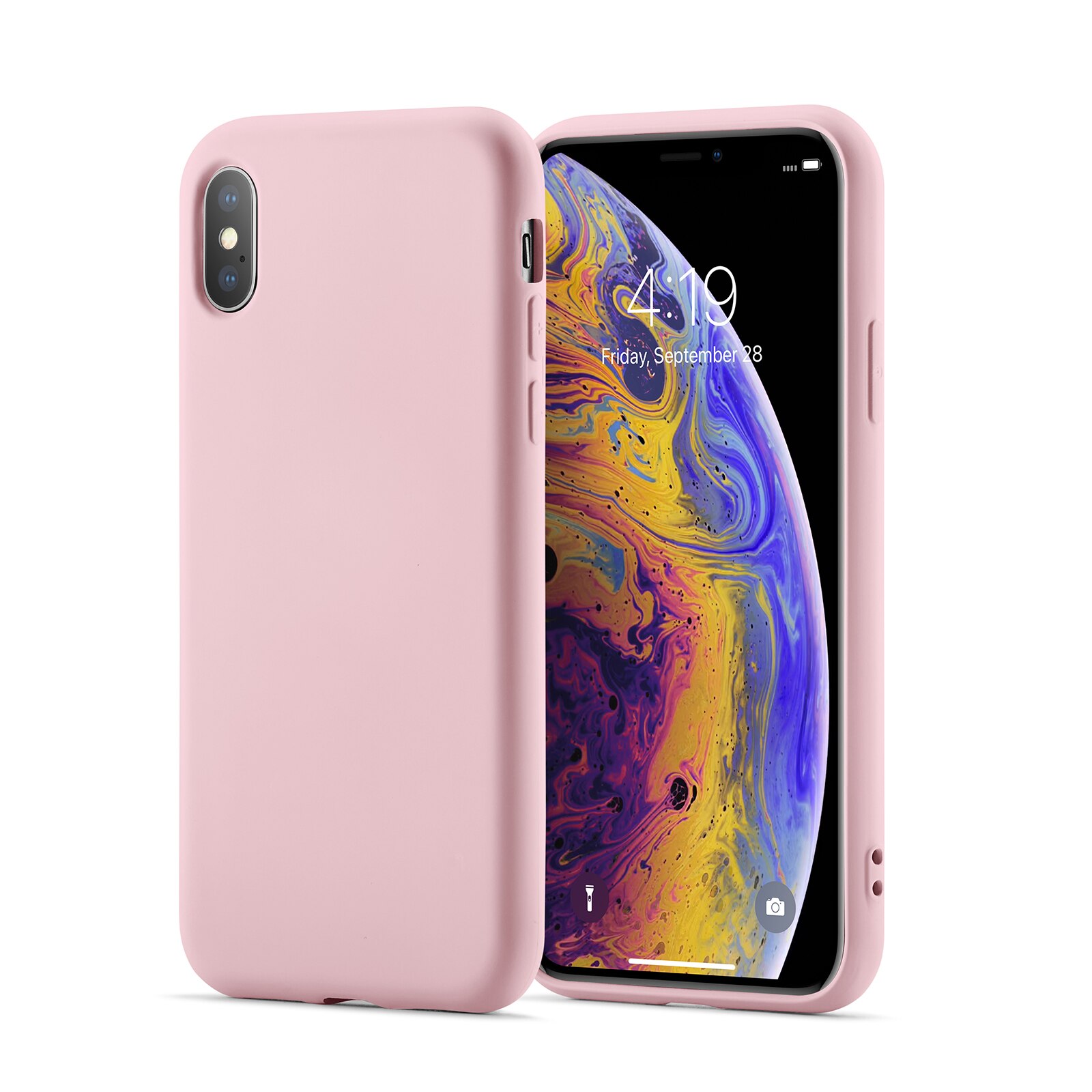 Coque TPU iPhone X/XS, Violet