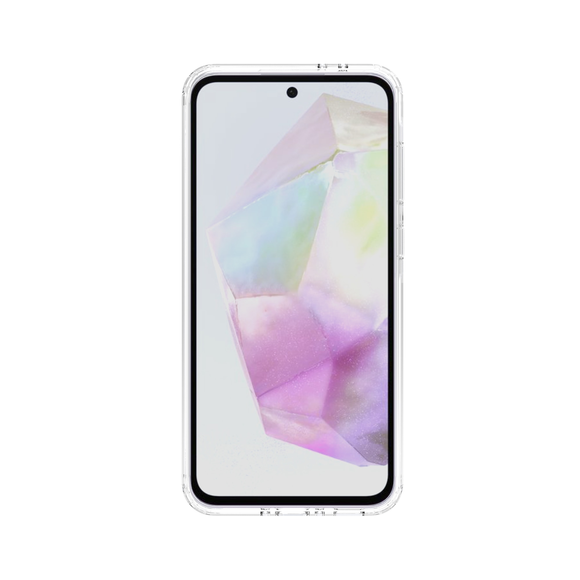 Coque hybride MagSafe Samsung Galaxy A56, transparent