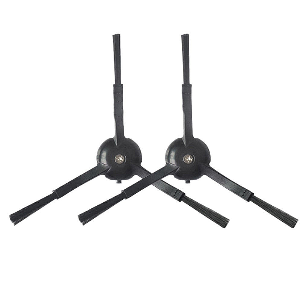 2-pack Brosses latérales en vinyle  Roborock S8 Plus, noir