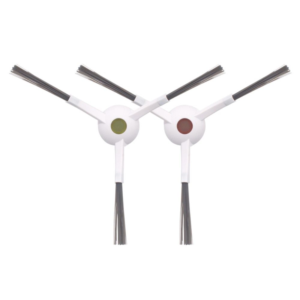 2-pack Brosses latérales Ecovacs Deebot T10, Blanc
