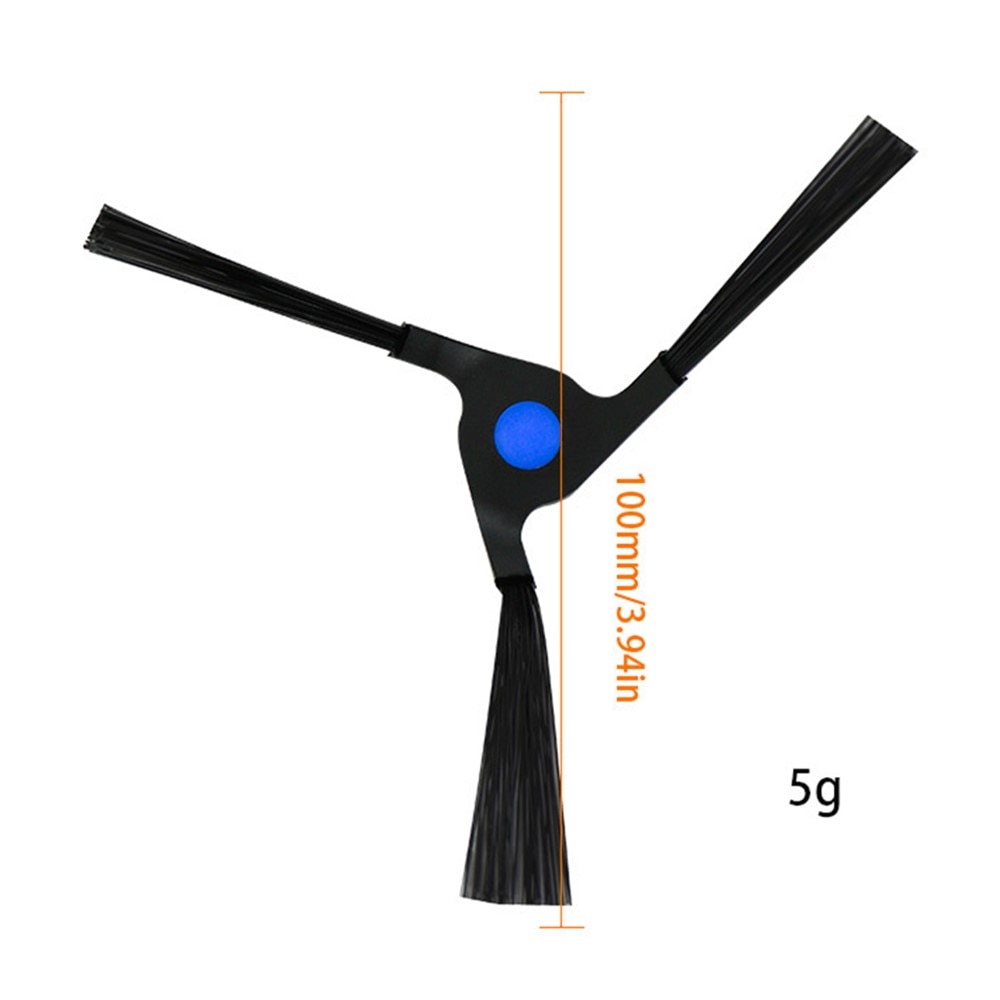 2-pack Brosses latérales Ecovacs Deebot X2 Omni, Noir