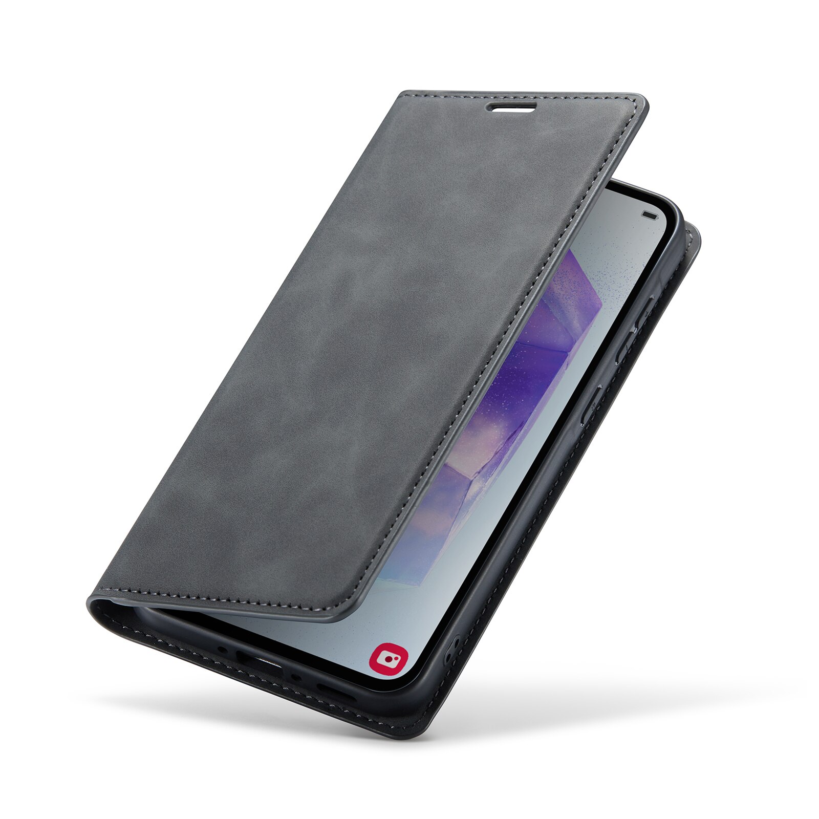 Coque portefeuille mince Samsung Galaxy A56, Noir