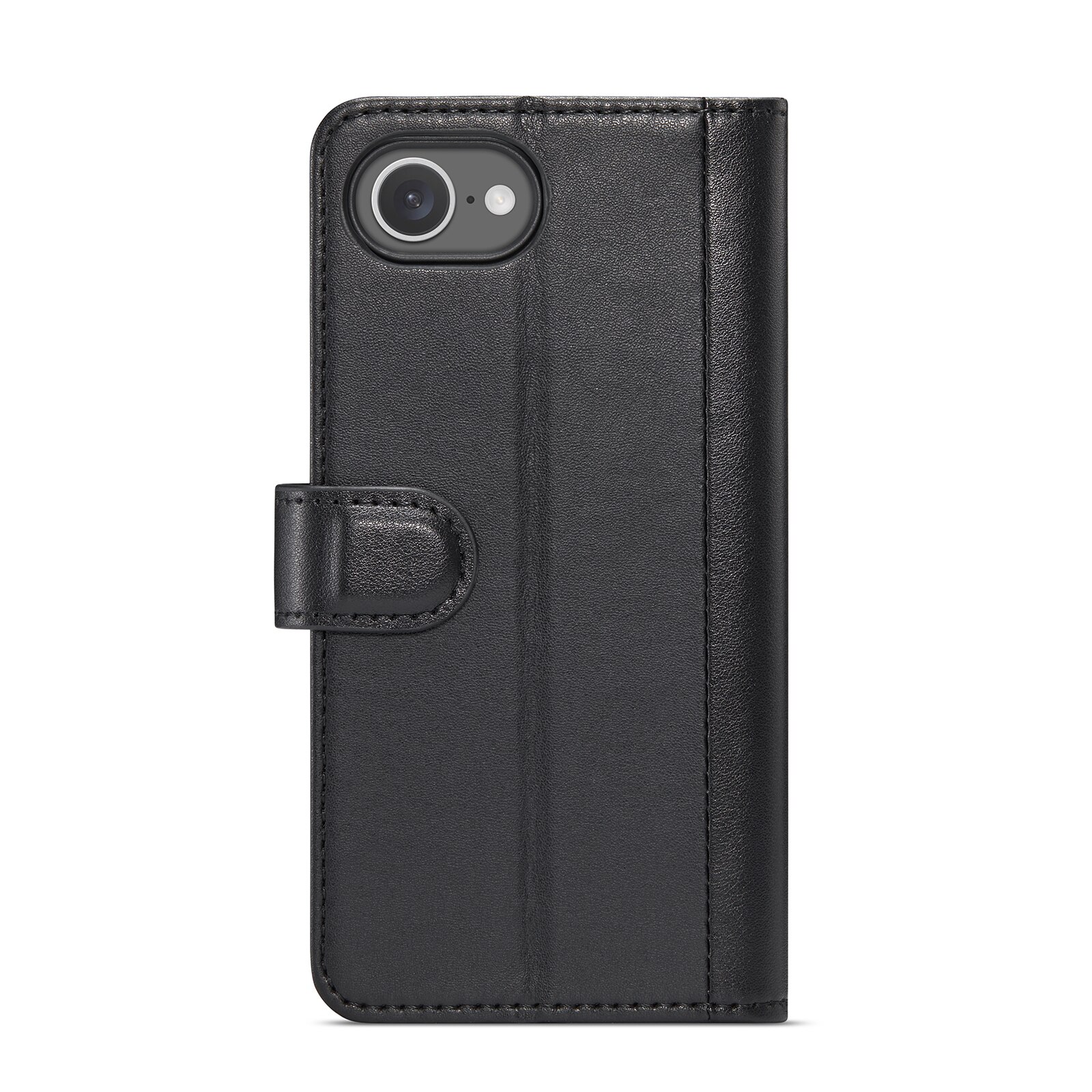 Étui en cuir veritable iPhone 16e, Noir