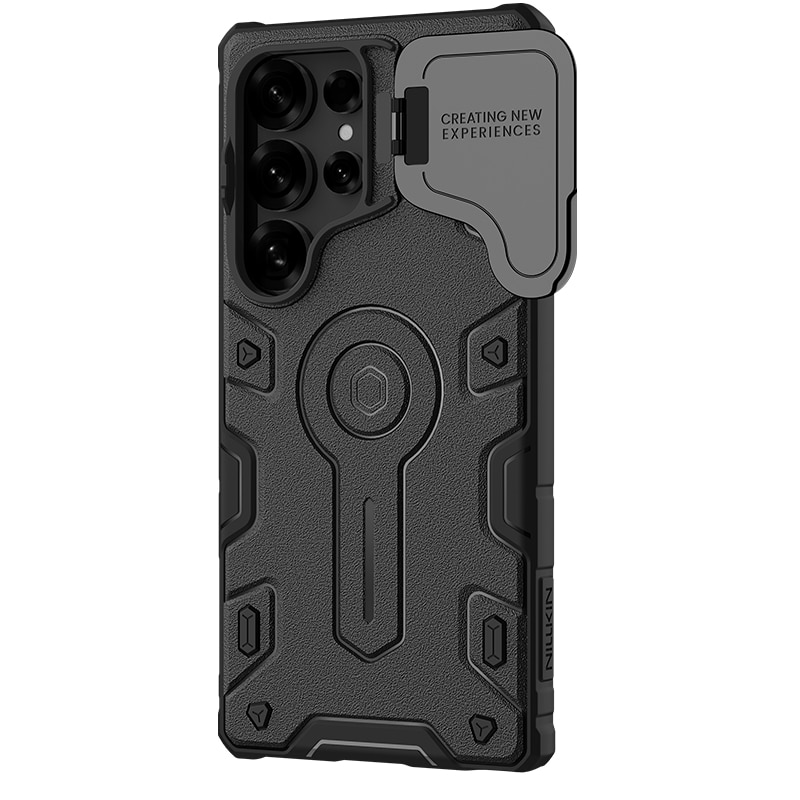 Coque MagSafe CamShield Armor Prop Samsung Galaxy S25 Ultra, noir