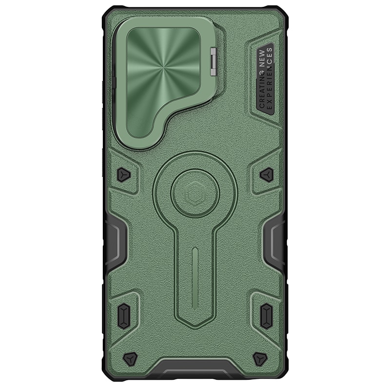 Coque CamShield Armor Prop Samsung Galaxy S25 Ultra, vert