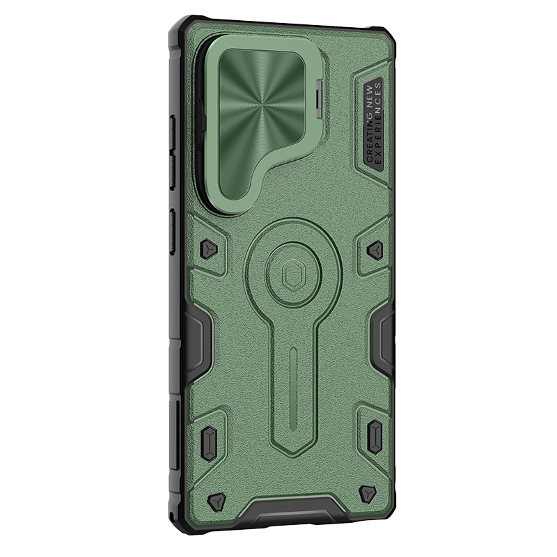Coque CamShield Armor Prop Samsung Galaxy S25 Ultra, vert