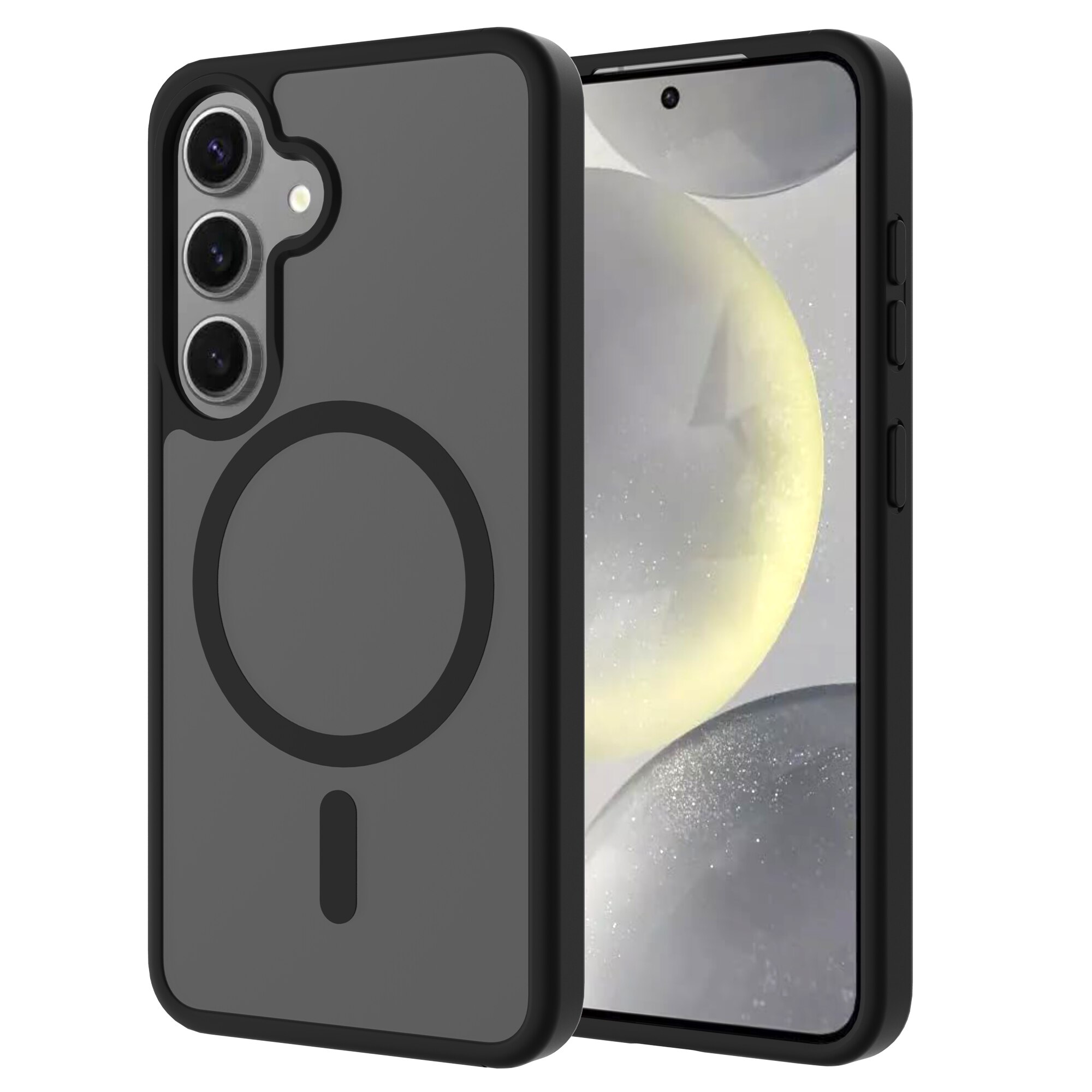Coque Magnetic Hybrid Samsung Galaxy S24, Frosted Black