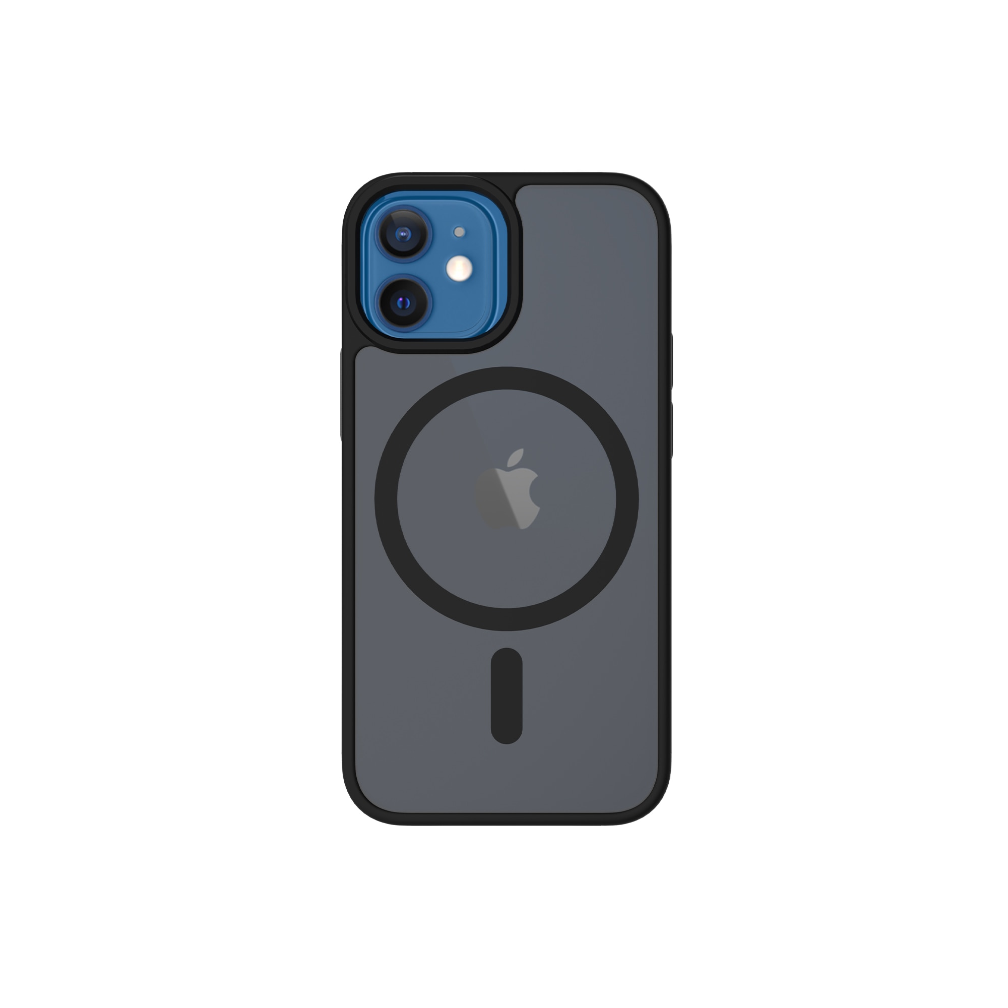 Coque Magnetic Hybrid iPhone 12 Mini, Frosted Black