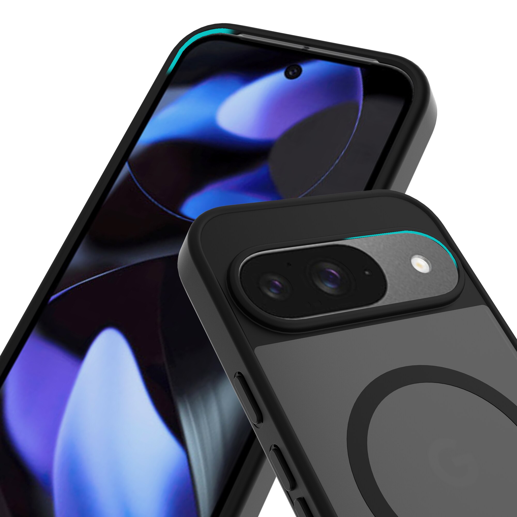 Coque Magnetic Hybrid Google Pixel 9 Pro, Frosted Black