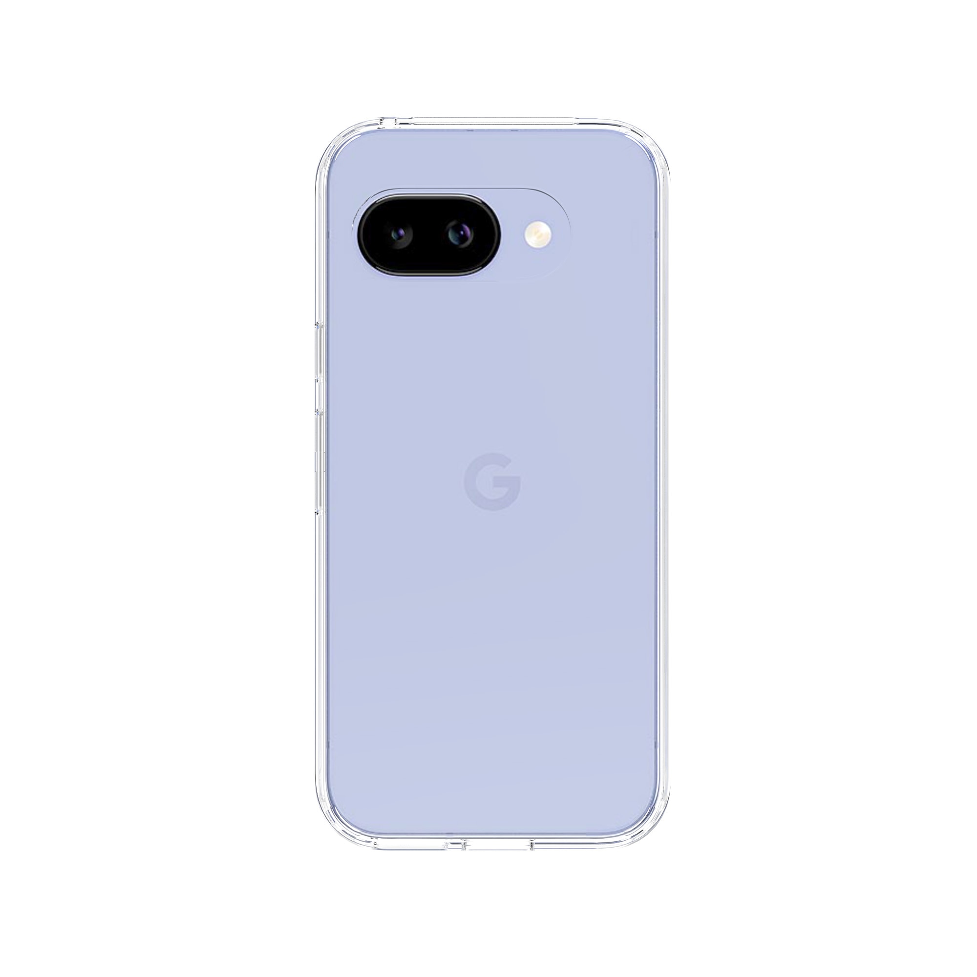 Coque hybride pour Google Pixel 9a, Transparent