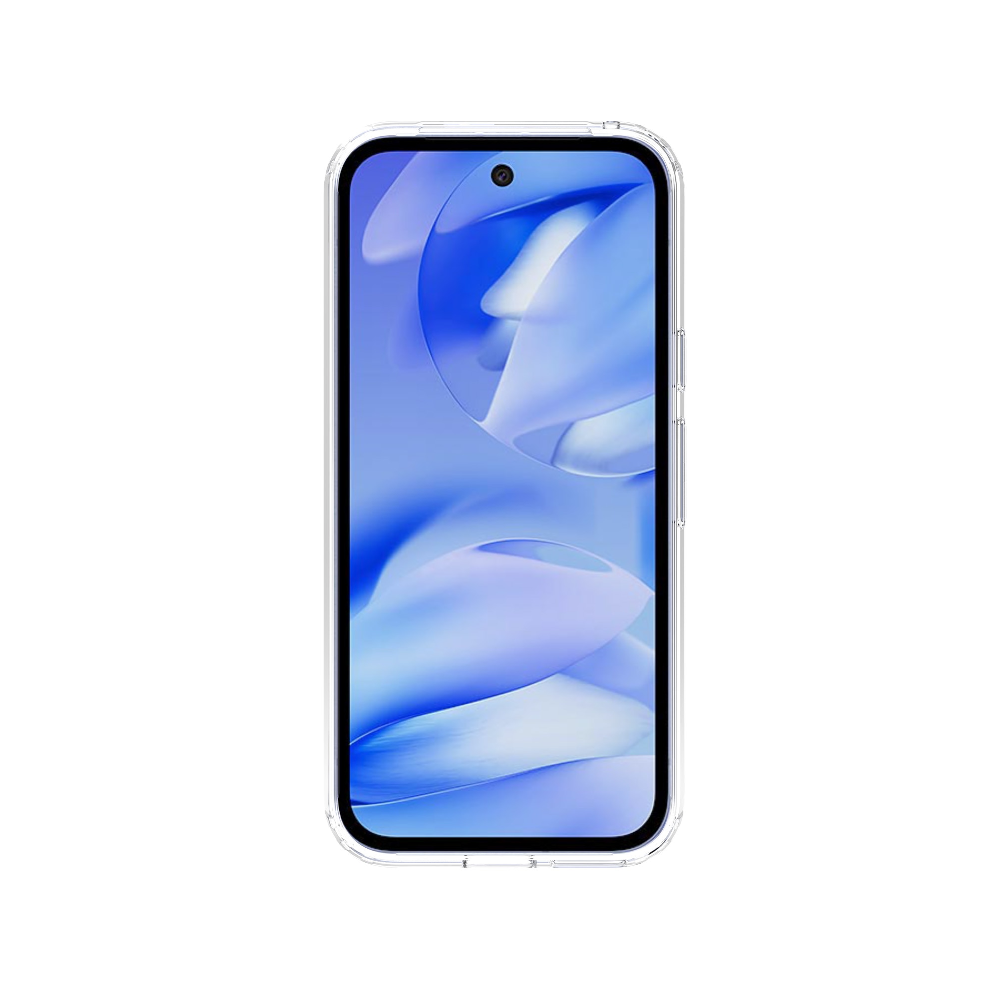 Coque hybride pour Google Pixel 9a, Transparent
