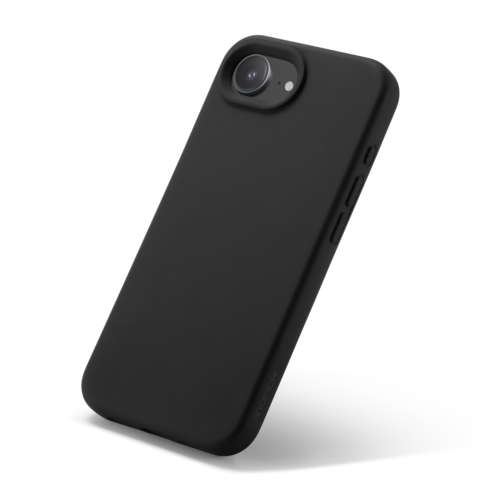 Coque en silicone Magnetic iPhone 16e, Noir