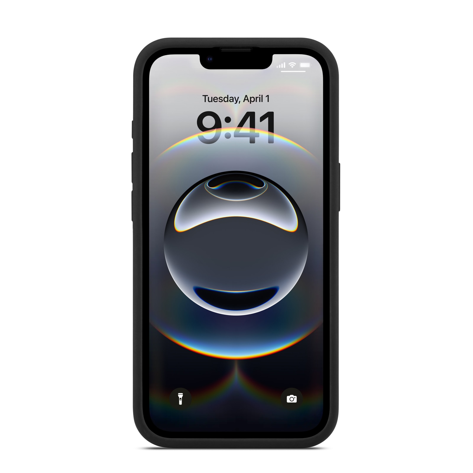 Coque en silicone Magnetic iPhone 16e, Noir