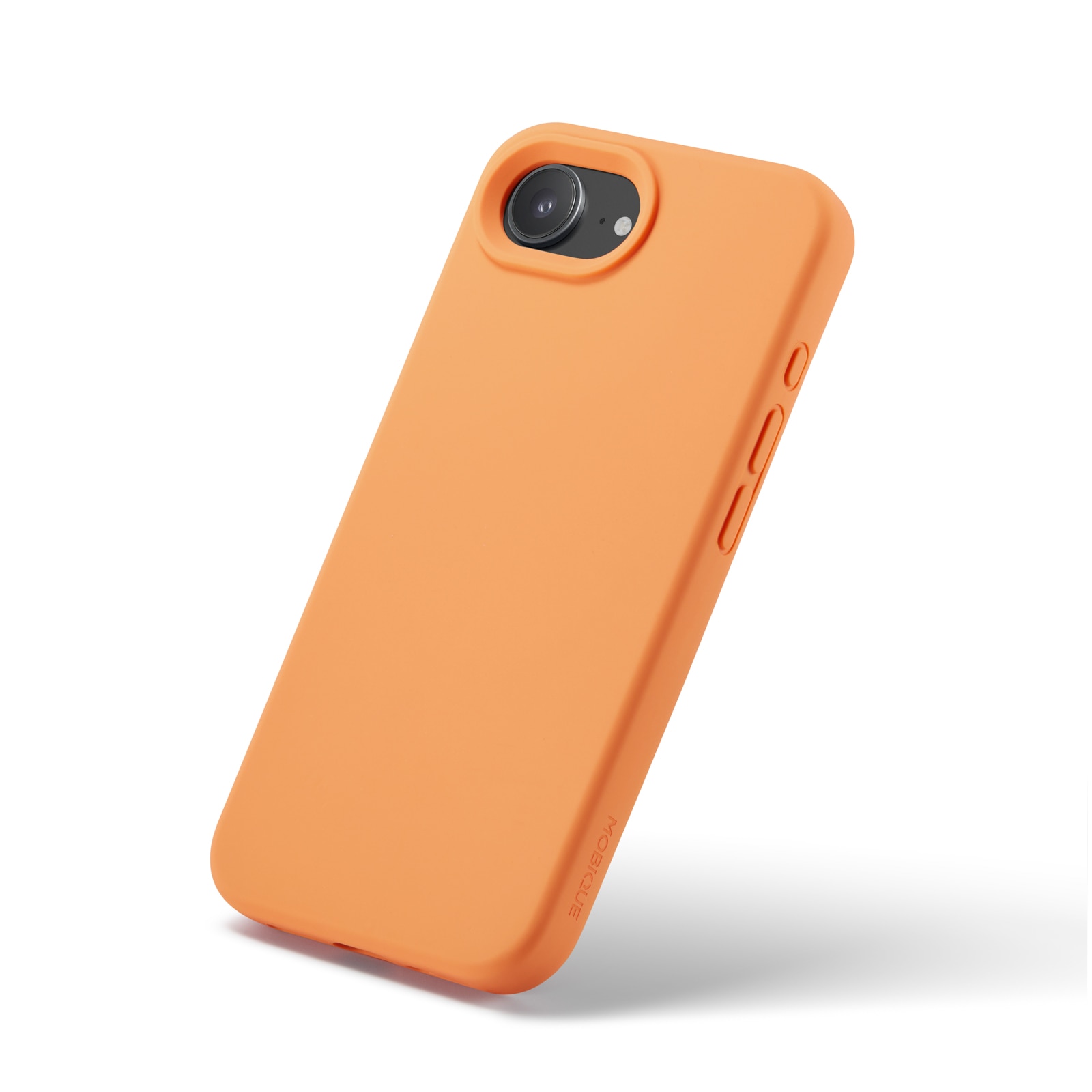 Coque en silicone Magnetic iPhone 16e, Solar Orange