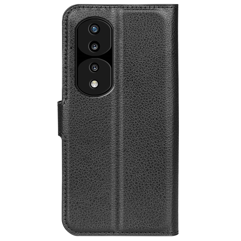 Coque portefeuille Honor 70, noir