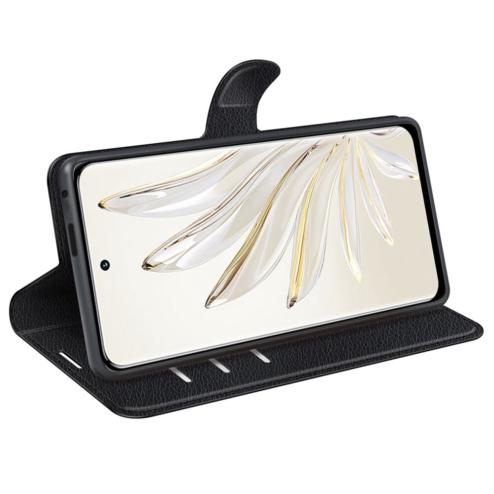Coque portefeuille  Honor 70, Noir