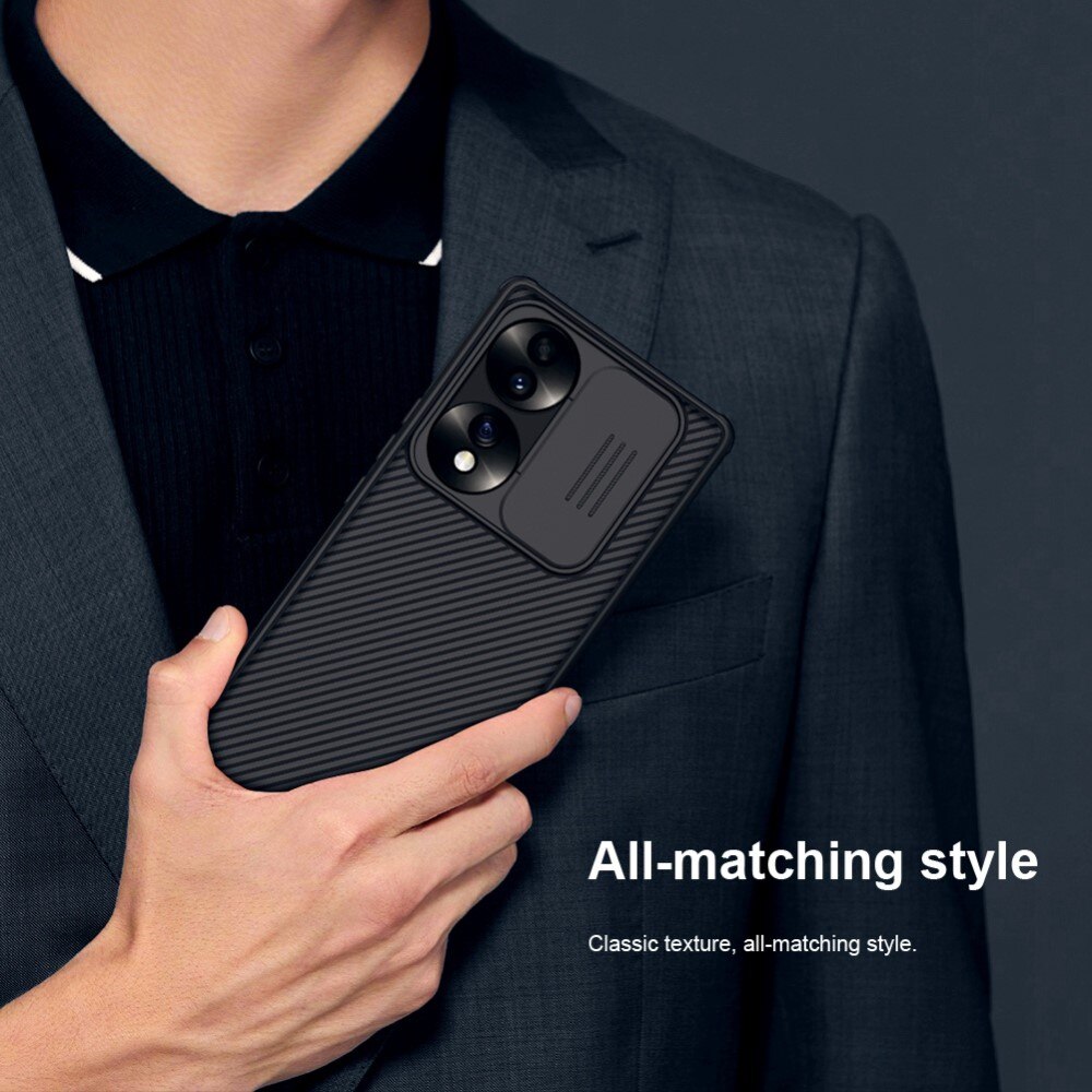Coque CamShield  Honor 70, Noir
