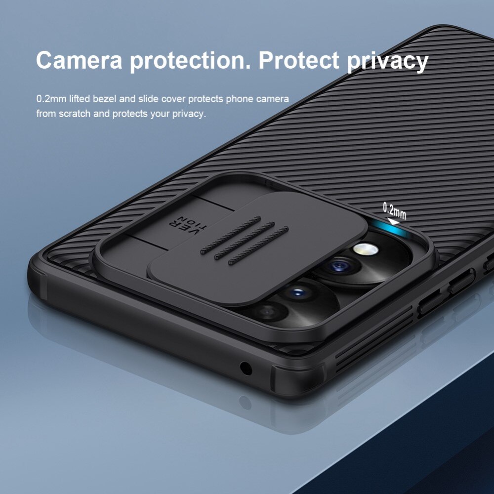 Coque CamShield  Honor 70, Noir