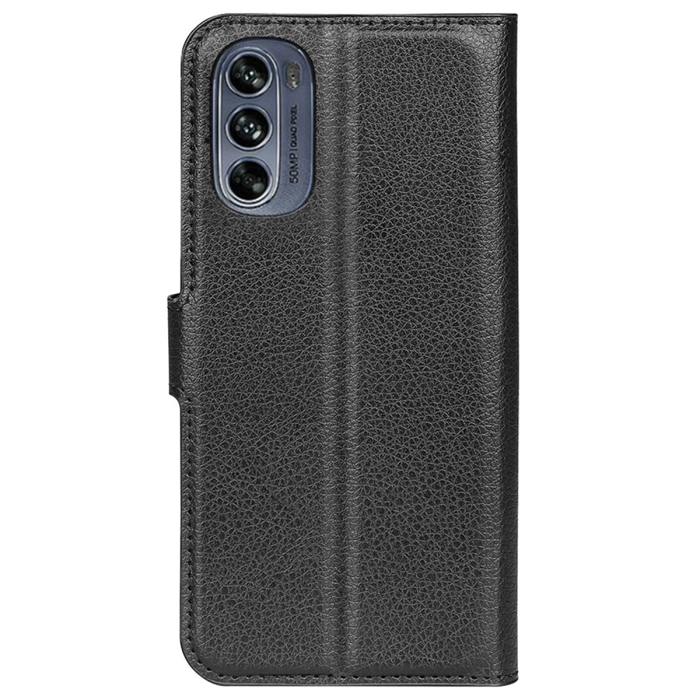 Coque portefeuille Motorola Moto G62, Noir