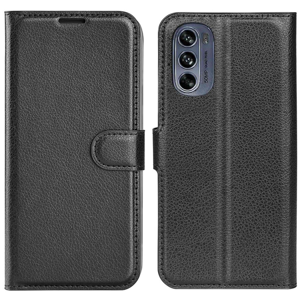 Coque portefeuille Motorola Moto G62 Noir