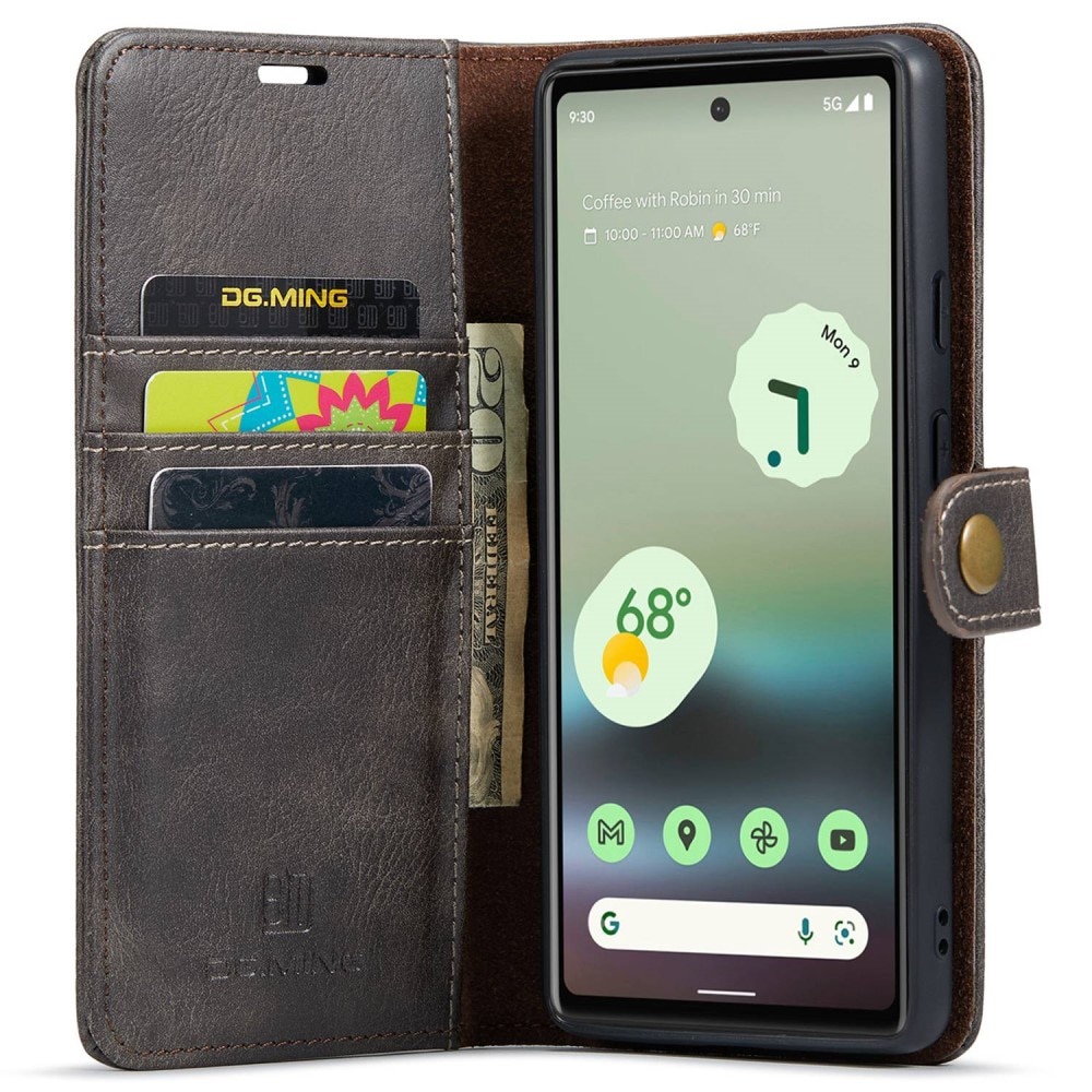 Étui portefeuille Magnet Wallet Google Pixel 6a, Brown