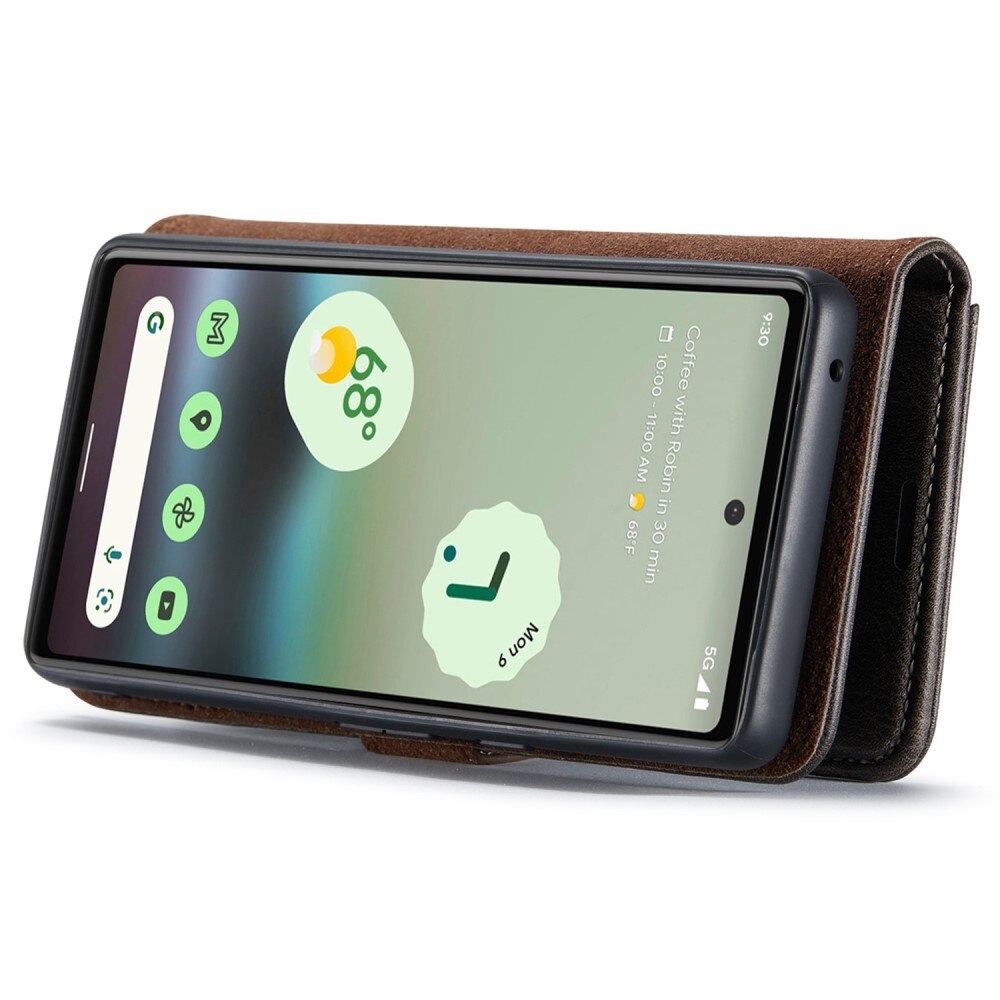 Étui portefeuille Magnet Wallet Google Pixel 6a, Brown