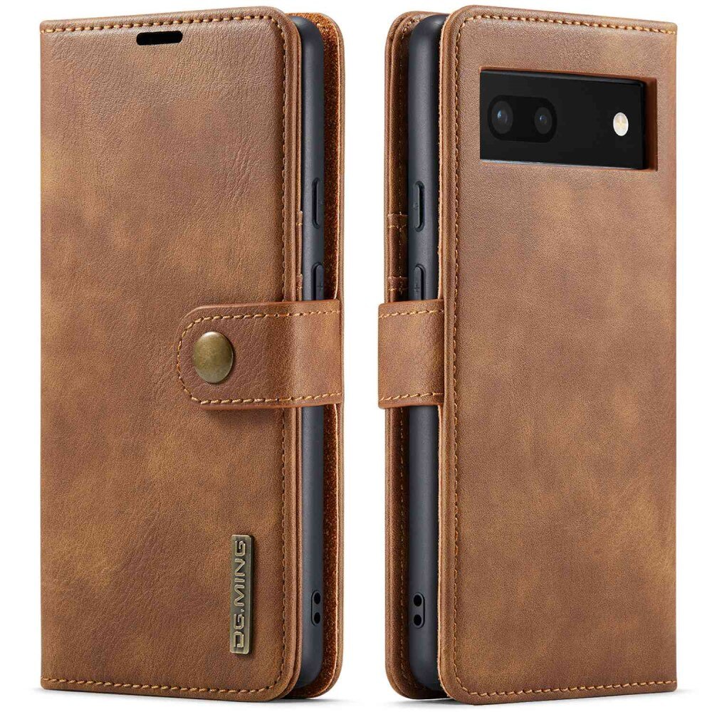 Étui portefeuille Magnet Wallet Google Pixel 6a, Cognac