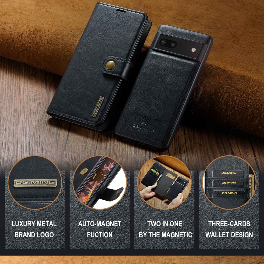 Étui portefeuille Magnet Wallet Google Pixel 7, Black