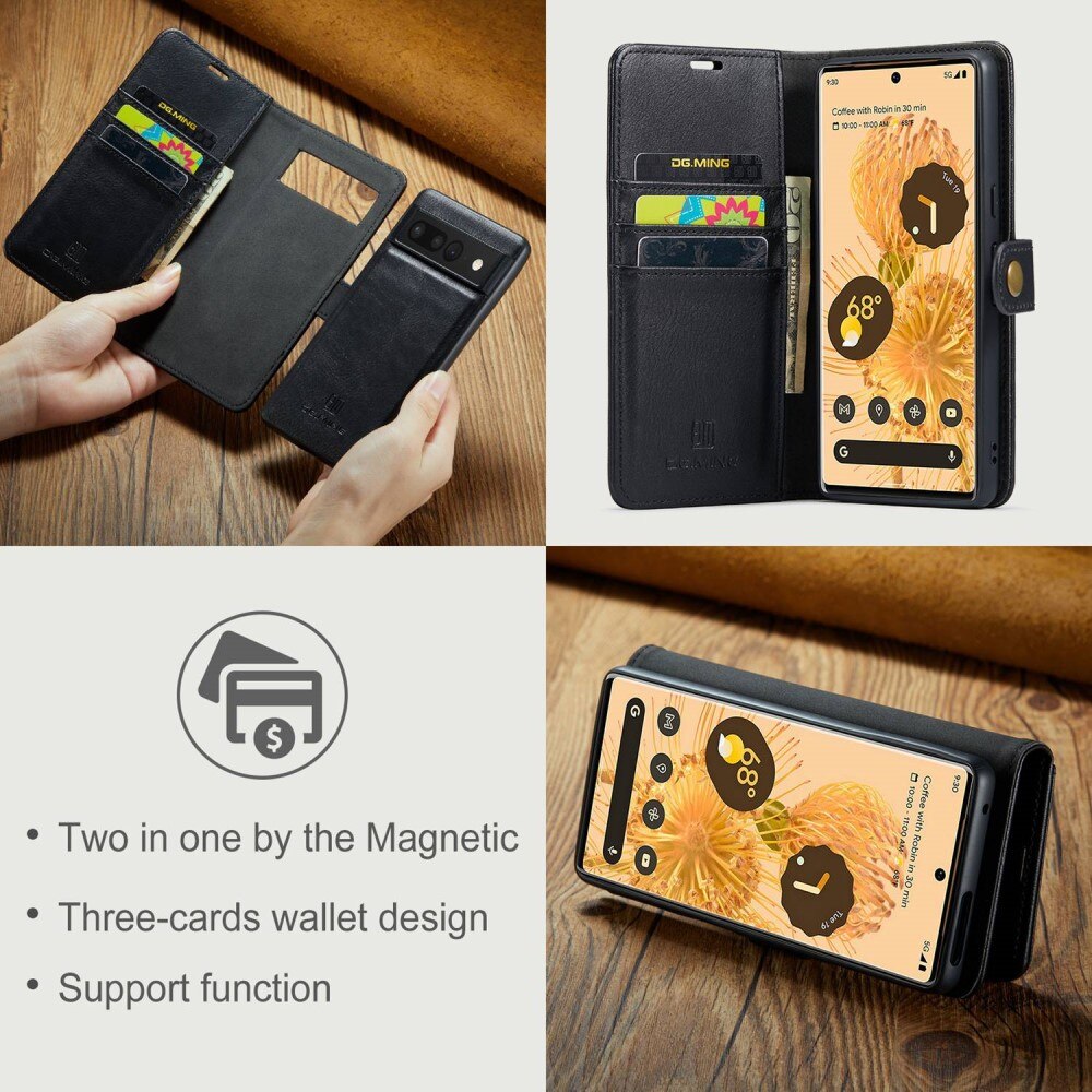 Étui portefeuille Magnet Wallet Google Pixel 7 Pro Black