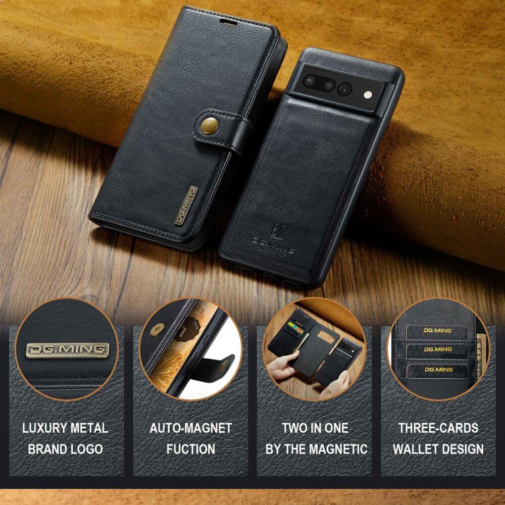 Étui portefeuille Magnet Wallet Google Pixel 7 Pro, Black