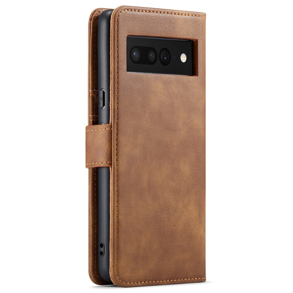 Étui portefeuille Magnet Wallet Google Pixel 7 Pro, Cognac