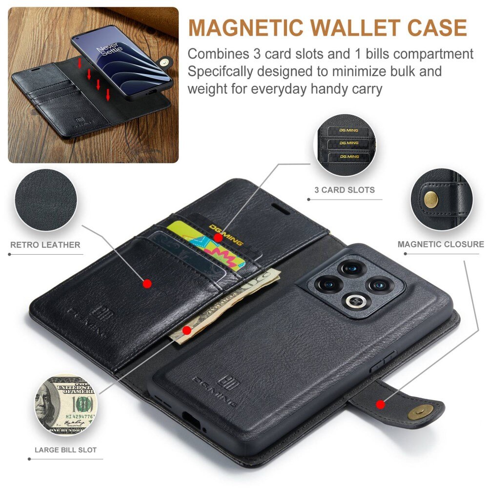 Étui portefeuille Magnet Wallet  OnePlus 10 Pro, Black