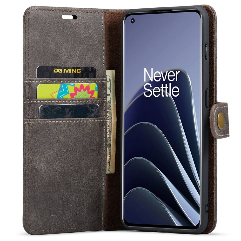 Étui portefeuille Magnet Wallet  OnePlus 10 Pro, Brown